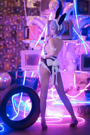 [Internet celebrity COSER photo] Anime blogger Feng Jiangjiang v - Rem Bunny Girl