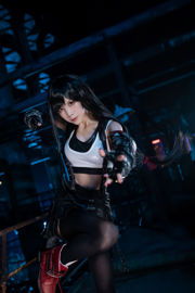 [COS Welfare] Anime blogger Shui Miao aqua - Tifa original skin