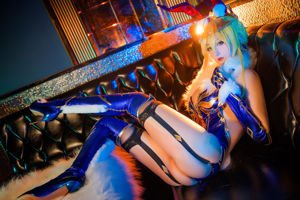 [Net Red COSER] Coser de grande valeur Nian Nian_D - White Gun Bunny Girl