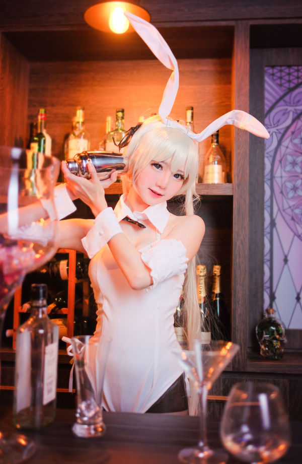 [Foto de COSER de una celebridad de Internet] Sally Dorasnow - Sora Kasugano Bunny Suit