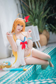 [Foto COSER Net Red] Coser Guashi Sauce Sauce Welfare - Princess Link Summer Royal Three