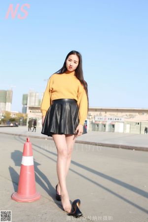 Lin Xiaoya "Leather Skirt and Pork Silk" [Nasi Photography] NO.112