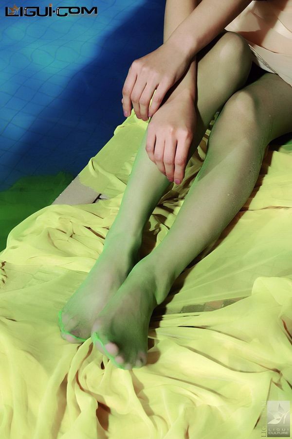 Modelo 马 鑫 茹 《Imagem de sereia》 [丽 柜 LiGui] 丝 foto do pé