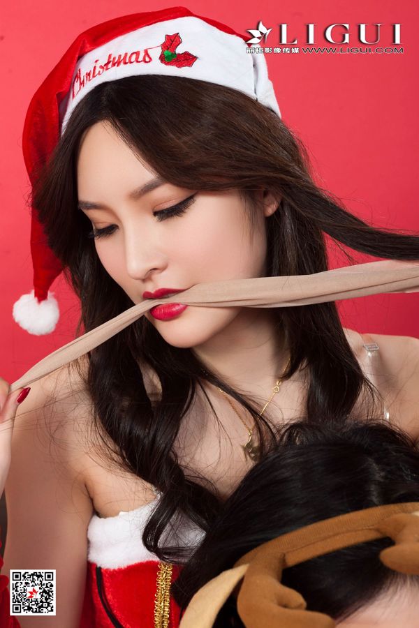 雪糕&然然《圣诞丝袜礼物》 [丽柜Ligui]