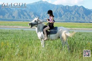 ลายขาสูง "White Horse Girl Beauty" [LIGUI] เรียวขาสวยไหมพรม