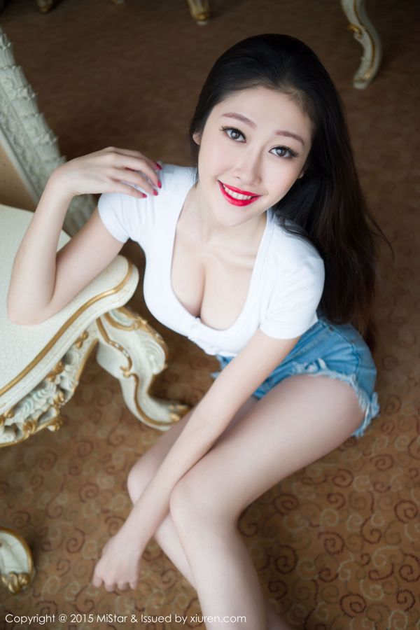 Xia Yan "Denim hotpants + strings en mooie kont" [MiStar] Vol.028