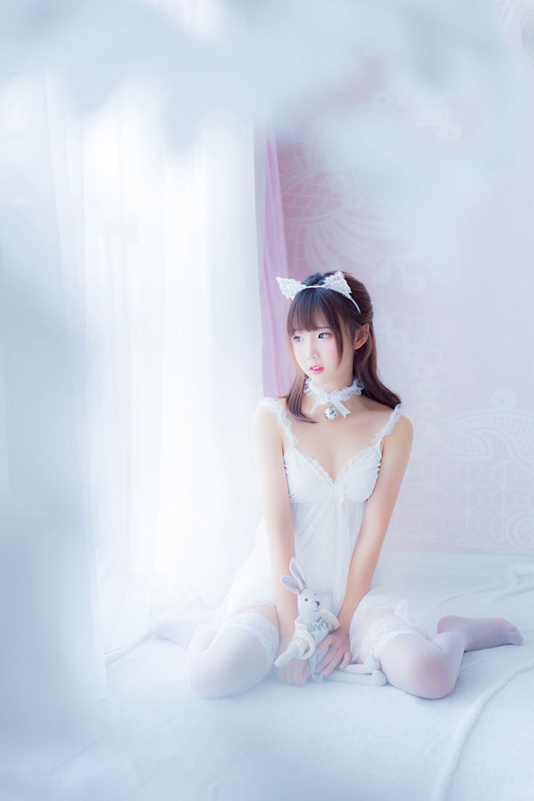 [Meow Sugar Movie] VOL.415 Noodle Fairy Girl en jupe blanche