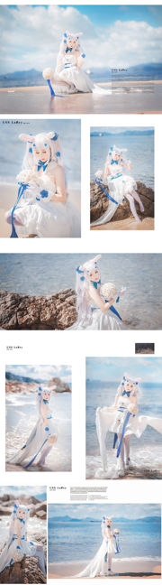 [Net Red COSER] Cute and popular Coser Noodle Fairy - Lafite Wedding Dress