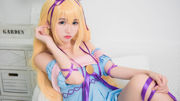 COSER Fei Er "Chemise de nuit sexy en fronde" [COSPLAY Beauty]