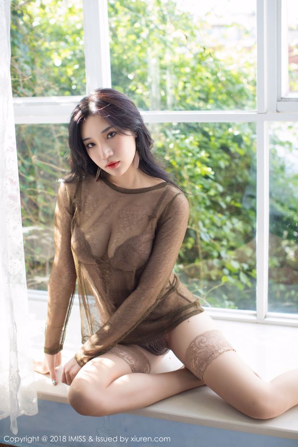 [丽 柜 Ligui] Người mẫu Xixi "Quần lót trong xe hơi"