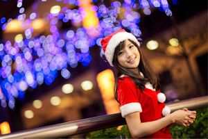 [Taiwan Zhengmei] Yu Chengjing (Xiao Jing) "Xinyi Business District kerstnachtfoto"